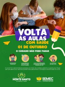 VOLTA ÀS AULAS COM SAÚDE