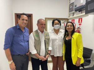 A  Prefeita de Monte Santo do Tocantins participou na tarde de hoje na  sede da ATM, de um evento com a Presença do Ministro Onyx Lorenzoni,  para apresentação do Programa Nacional de Serviço Civil Voluntário.