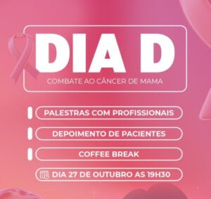 DIA D – COMBATE AO CÂNCER DE MAMA