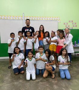 No dia 19/05, foi realizado na escola Municipal José Benício Mariz, o Programa Saúde na Escola.