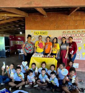 Foi realizado na Escola São Raimundo, região dos Guidas, uma ação alusiva ao movimento Maio Laranja – mês de combate ao abuso e à exploração sexual de crianças e adolescentes. Um momento de muita interação, aprendizado e diversão sobre um tema tão importante!